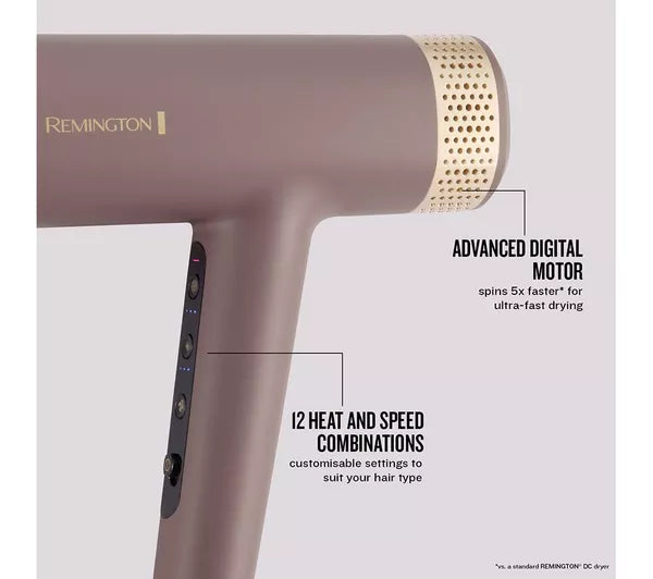Remington AIRvive™ Digital Hair Dryer Pink | EC8930U51