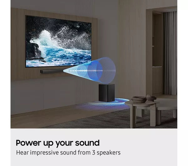 Samsung B450F 2.1ch B-Series Soundbar with Subwoofer (2025) Titan Black | HW-B450F/XU