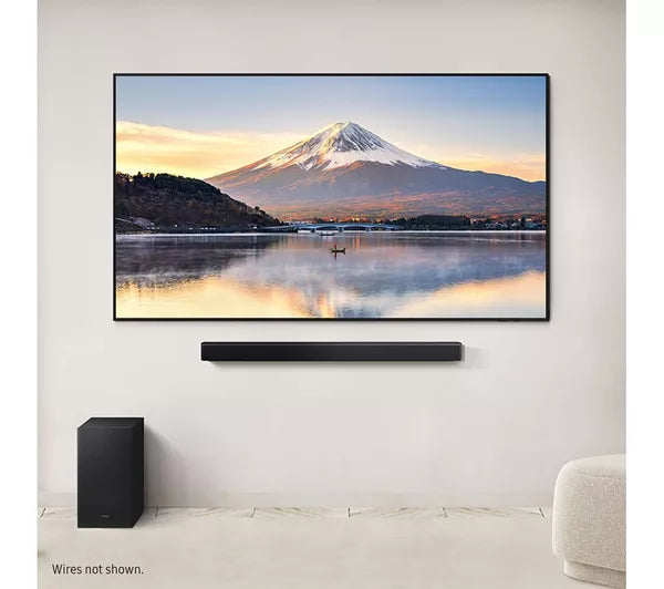 Samsung B450F 2.1ch B-Series Soundbar with Subwoofer (2025) Titan Black | HW-B450F/XU