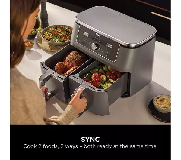 Ninja MAX 6-in-1 Dual Zone Air Fryer 9.5L | DZ400UK