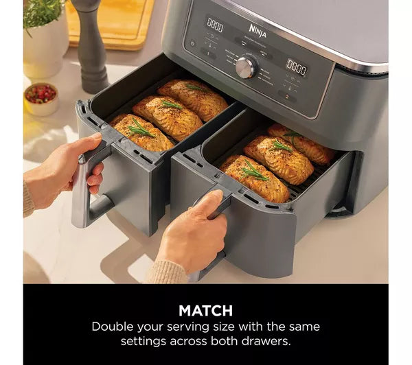Ninja MAX 6-in-1 Dual Zone Air Fryer 9.5L | DZ400UK