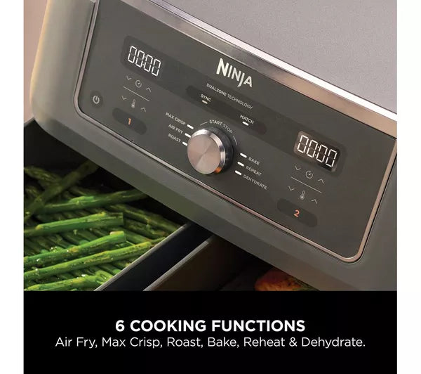 Ninja MAX 6-in-1 Dual Zone Air Fryer 9.5L | DZ400UK