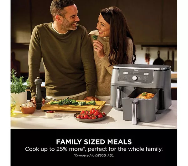 Ninja MAX 6-in-1 Dual Zone Air Fryer 9.5L | DZ400UK