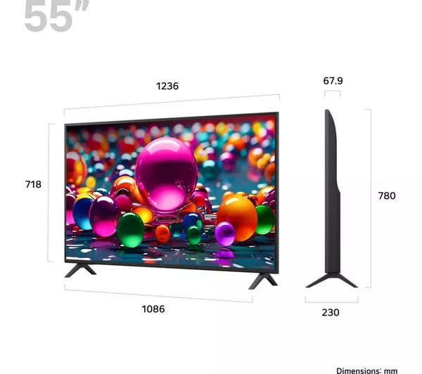 LG 55" 4K UHD Smart TV | 55UA75006LA.AEK