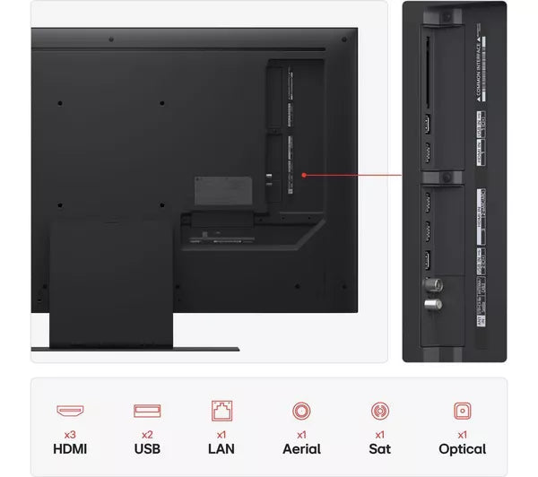 LG 43" QNED87 Mini LED Evo AI Smart TV (2025) | 43QNED87A6D.AEK