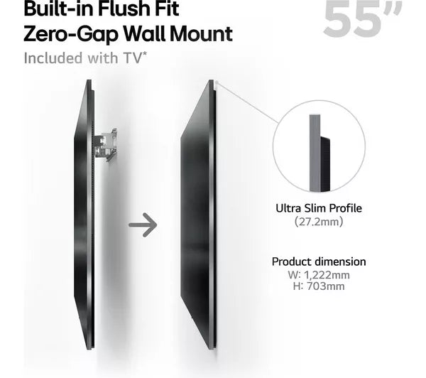 LG 55" G5 OLED Evo 4K Smart TV (2025) | OLED55G54LW.AEK