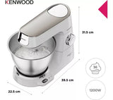 Kenwood Titanium Chef Baker Stand Mixer White | KVC65.001WH thumbnail 5