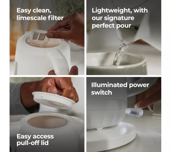 Kenwood Ripple Jug Kettle Pure White | ZJP06.000WH