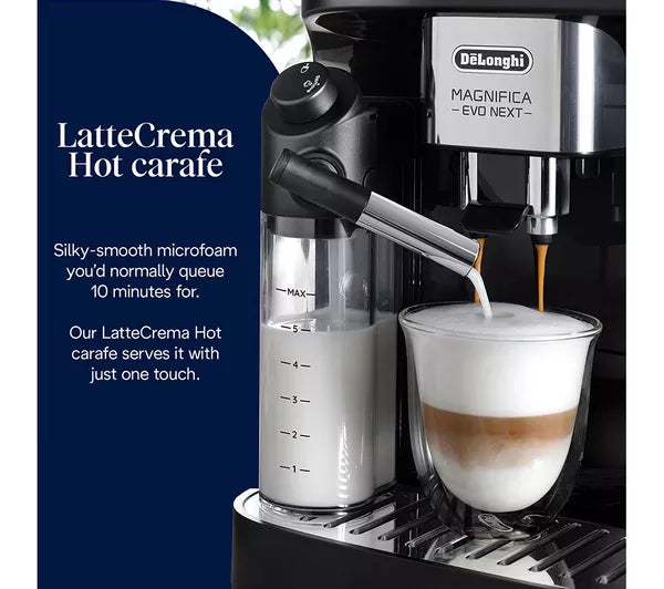 Delonghi Magnifica Evo Next Bean to Cup Coffee Machine Black | ECAM310.60.B