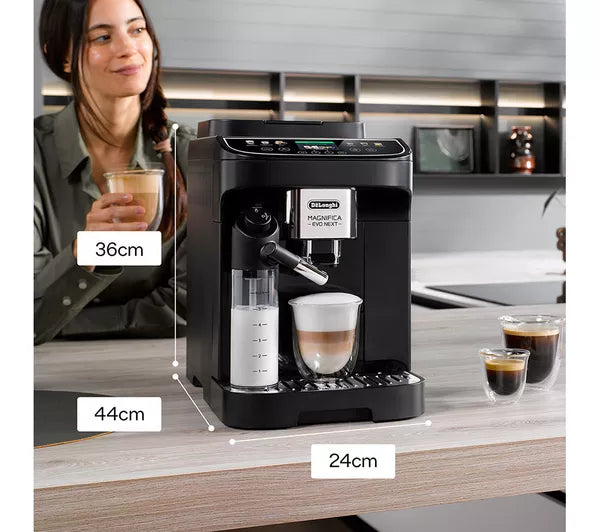 Delonghi Magnifica Evo Next Bean to Cup Coffee Machine Black | ECAM310.60.B
