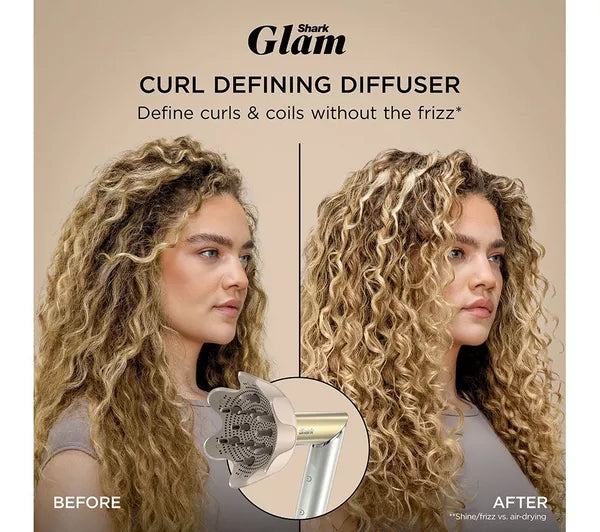 SHARK Glam Straight, Waves & Curls Multi-Styler Gold | HD6052SUK