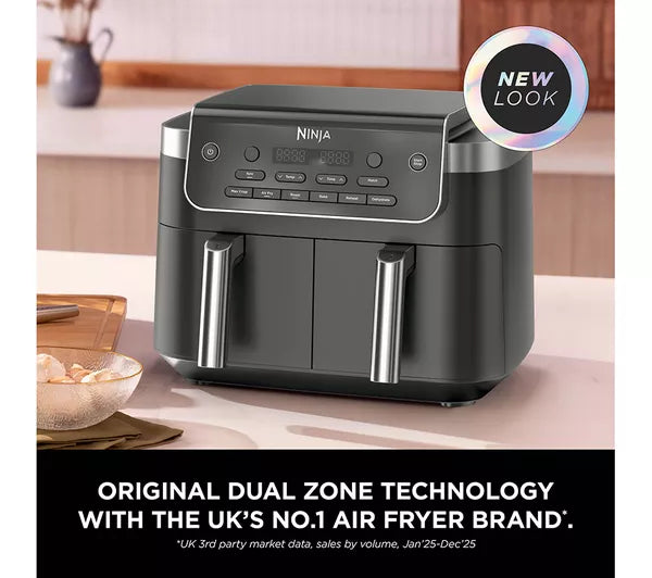 Ninja DualZone 7.6L 2-Drawer Air Fryer | DZ801UK