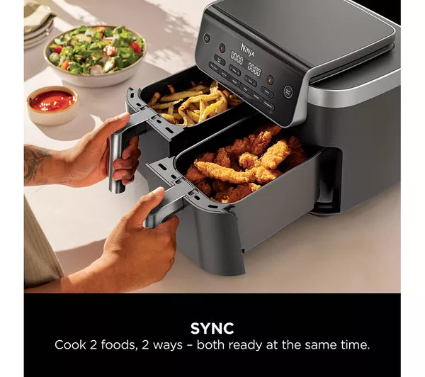 Ninja DualZone 7.6L 2-Drawer Air Fryer | DZ801UK