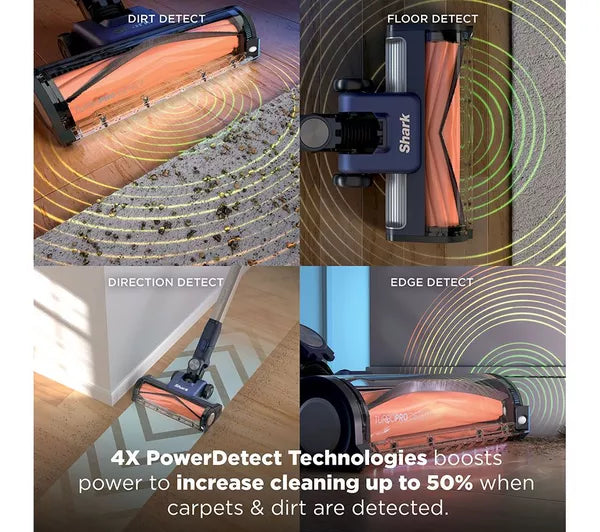 Shark PowerDetect Speed Cordless Vacuum Ultramarine | IA1241UK