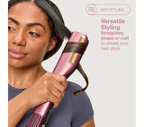 Shark SilkiPro Hair Straightener + Dryer in One Tool with Heat-Resistant Storage Case Rose Petal HT401UKPK thumbnail 6