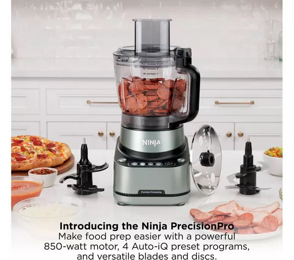 Ninja PrecisionPro Food Processor Grey | BZ651UK