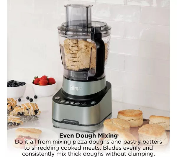 Ninja PrecisionPro Food Processor Grey | BZ651UK