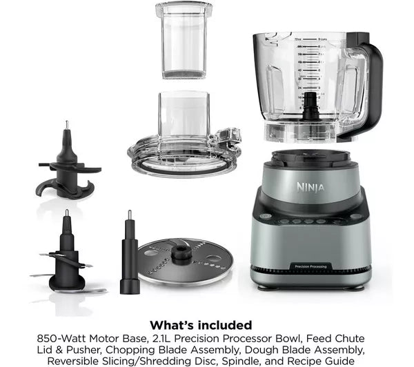 Ninja PrecisionPro Food Processor Grey | BZ651UK