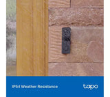 TP-LINK Tapo TD20 2K Battery Video Doorbell Mini Black | TAPOTD20 thumbnail 5