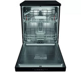 Hotpoint 60cm Freestanding Dishwasher Black | HP2FFC14BN6BUK thumbnail 2