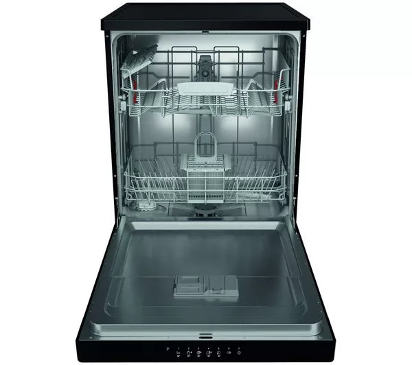 Hotpoint 60cm Freestanding Dishwasher Black | HP2FFC14BN6BUK