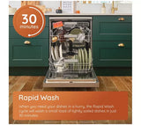 Hotpoint 60cm Freestanding Dishwasher Black | HP2FFC14BN6BUK thumbnail 5