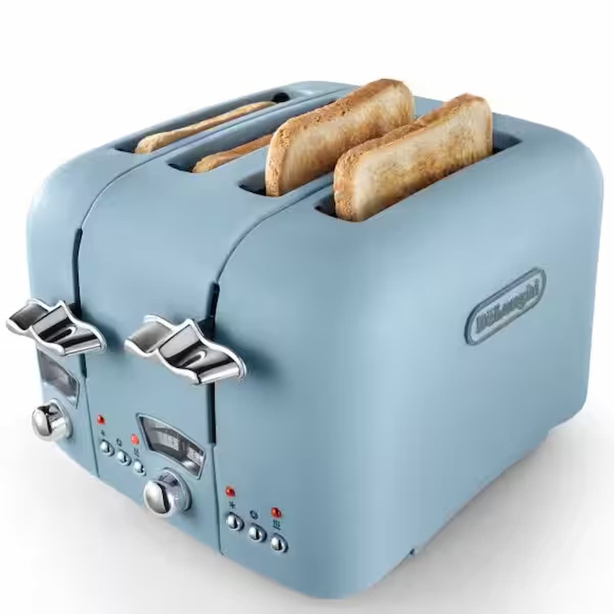 Argento Flora 4 slice Blue Toaster-CT04.AZ