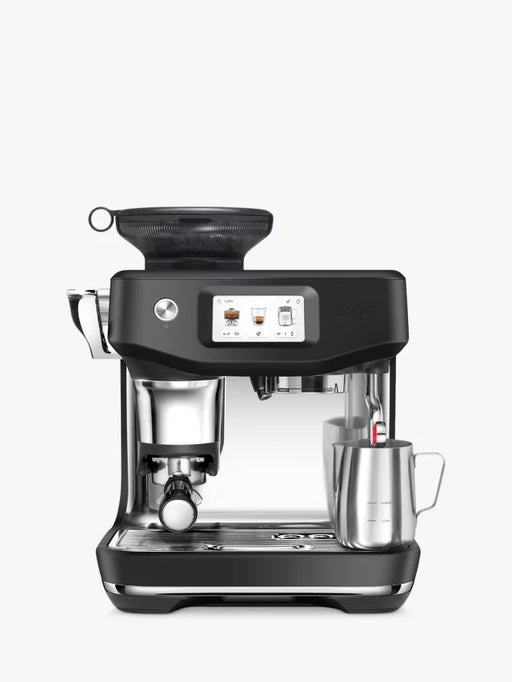 Sage the Barista Touch™ Impress Stainless Steel Coffee Machine Truffle Black | SES881BTR4GUK1