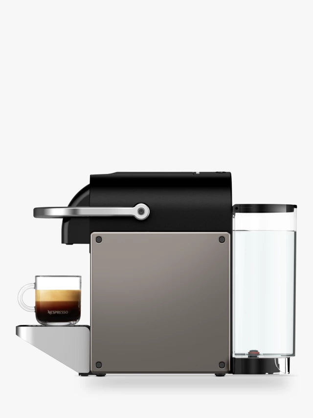 Nespresso Krups Pixie Coffee Machine Titanium | XN306T40