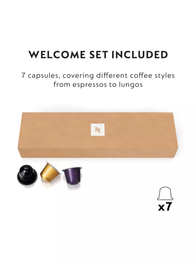 Nespresso Krups Pixie Coffee Machine Titanium | XN306T40