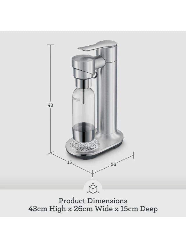 Sage The InFizz Fusion Stainless Steel | SCA800BSS0ZEU1