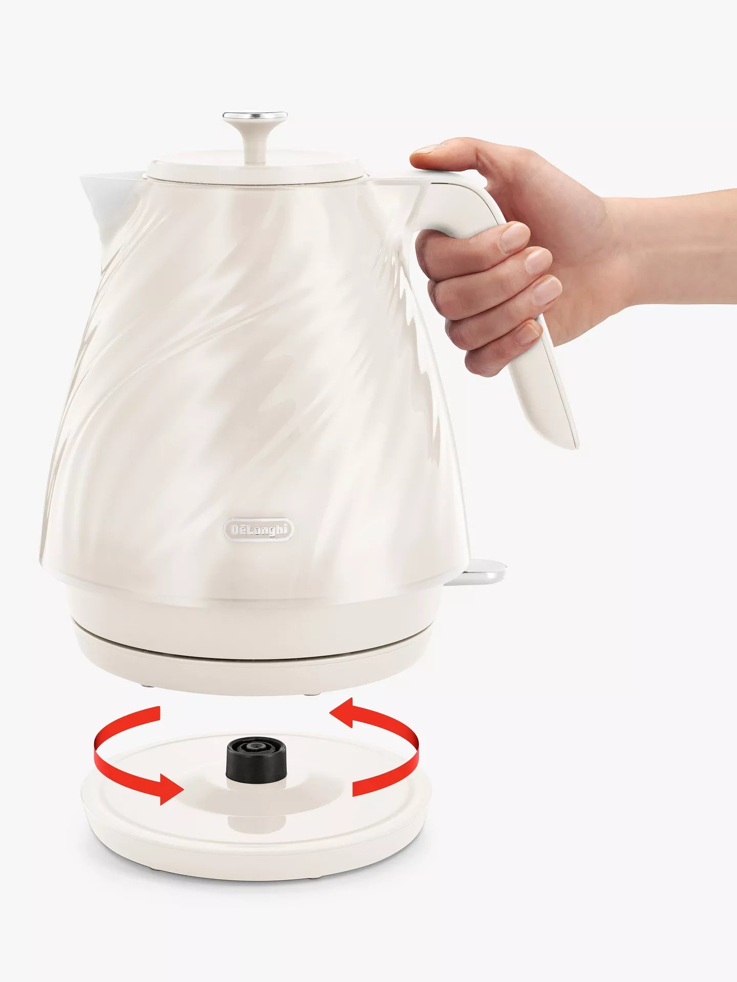 DeLonghi Ballerina Seta 1.7L Kettle Silk Cream | KBDS3001.CR