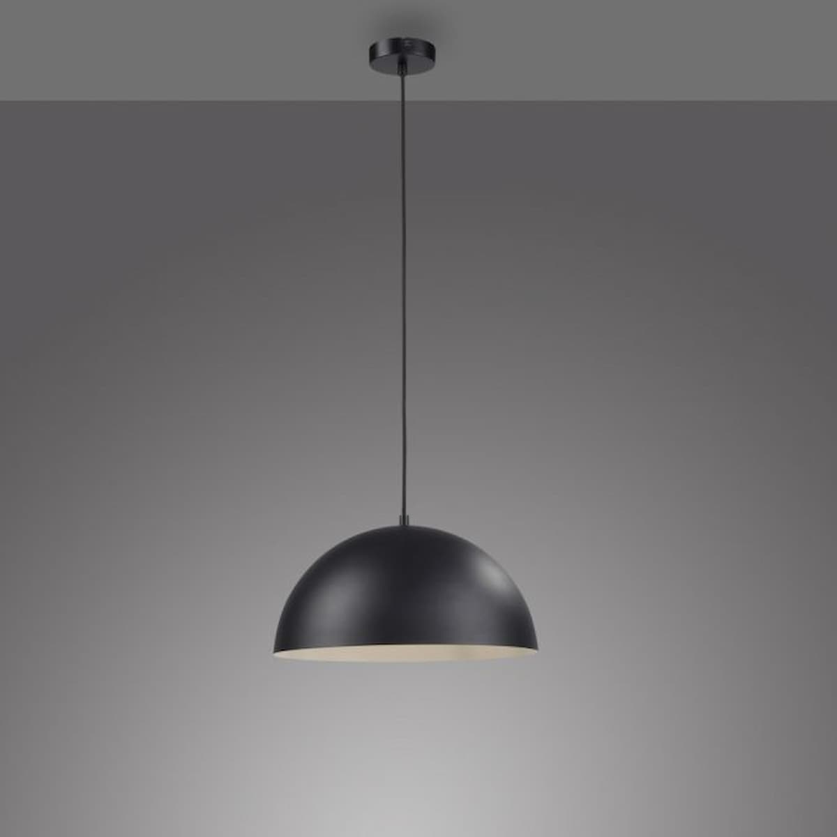 Schöner Wohnen collection ALI pendant light, black, LED compatible-11728-18