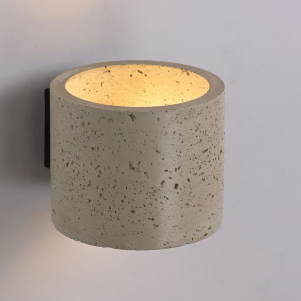 Schöner Wohnen Collection wall lamp TRAVENTA grey, replaceable light bulb-Type of light-12542-42