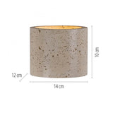 Schöner Wohnen Collection wall lamp TRAVENTA grey, replaceable light bulb-Type of light-12542-42 thumbnail 4