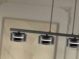 SCHULLER I3 - OLAIA - ISLAND PENDANT 4 LIGHT BLACK-SMOKY- 12695 thumbnail 3