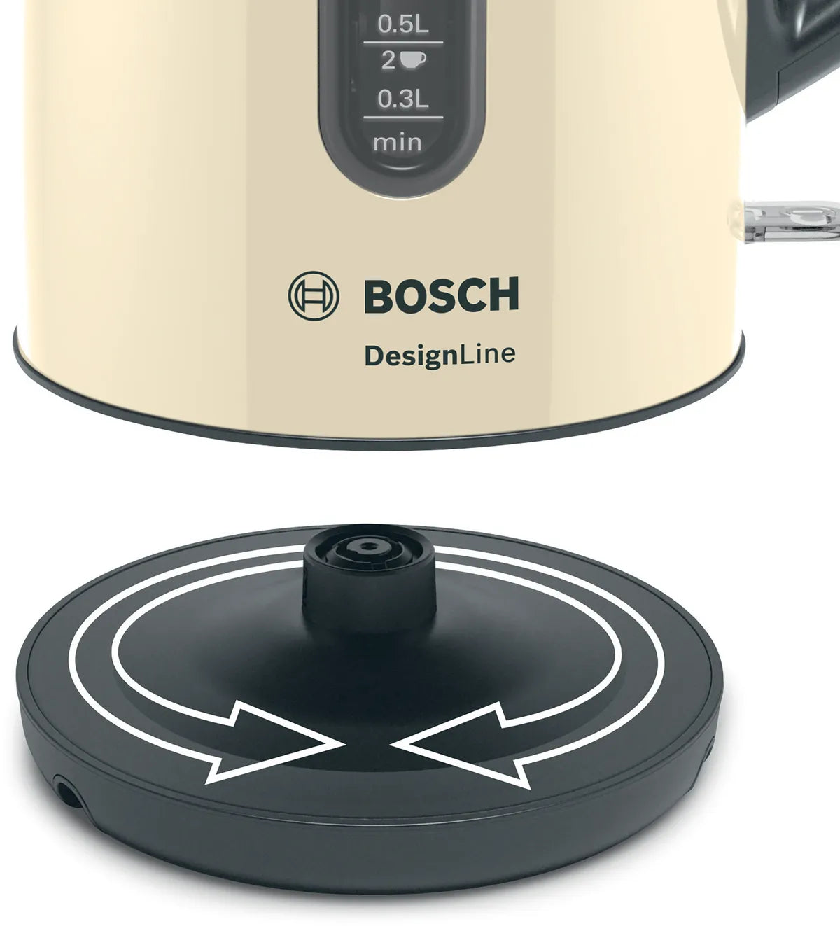 Bosch Design Line 1.7L Kettle Cream | TWK4P437GB