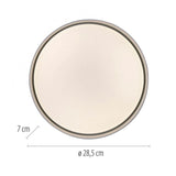 Schöner Wohnen Collection LED ceiling light TAVOLI BLACK, round D=28.5cm, dimmable, remote control-14593-18 thumbnail 5