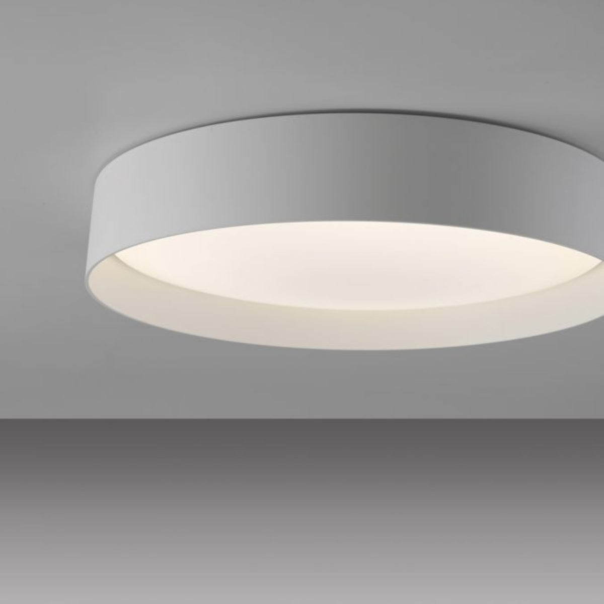 Schöner Wohnen Collection LED ceiling light TAVOLI, white, round D=39cm, dimmable, remote control-14594-16