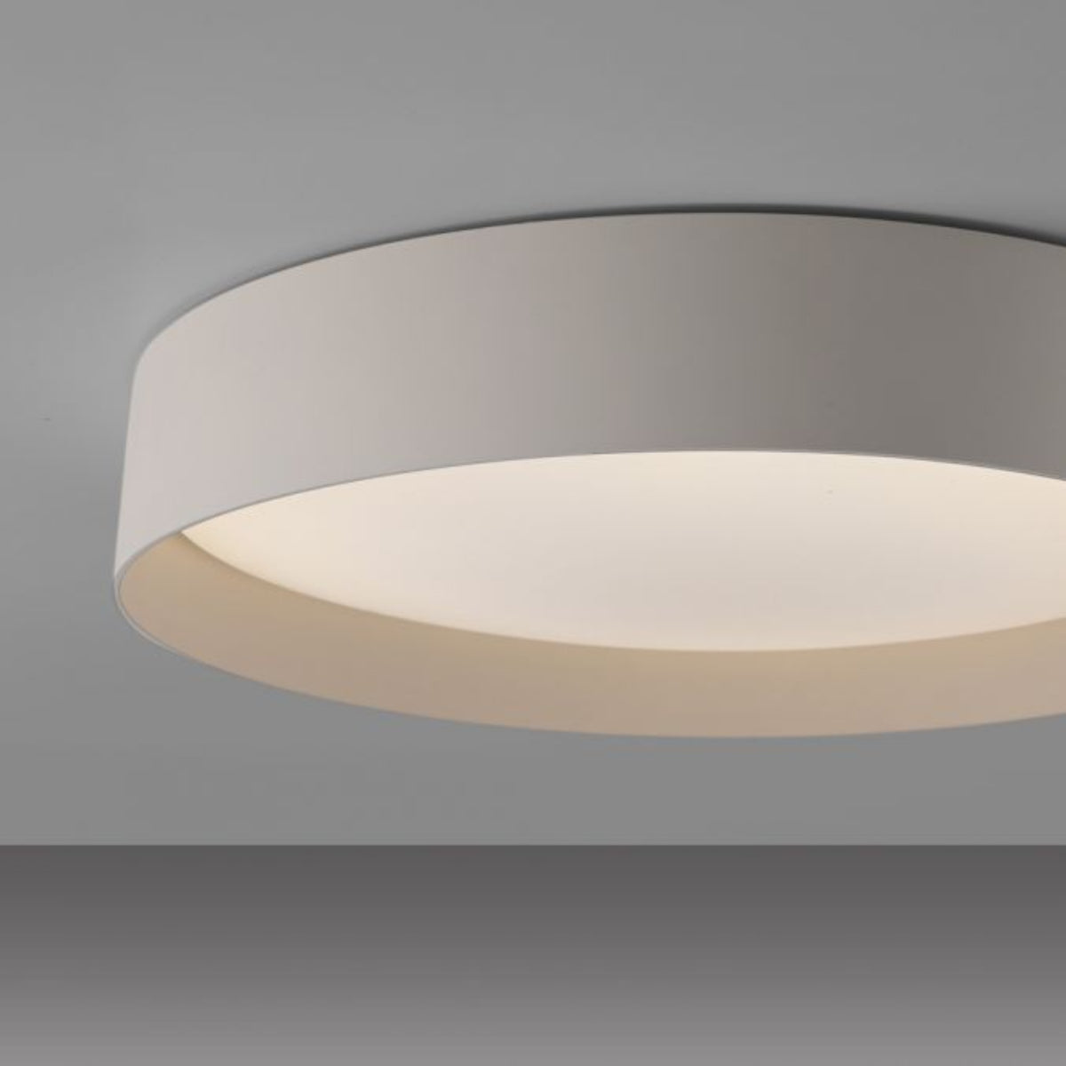 Schöner Wohnen Collection LED ceiling light TAVOLI, SAND, round D=39cm, dimmable, remote control-14594-39
