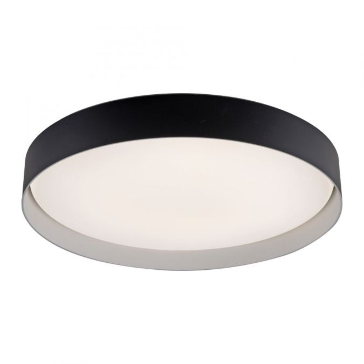 Schöner Wohnen - collection LED ceiling light TAVOLI, black , Ø 49cm, dimmable, remote control-14595-18