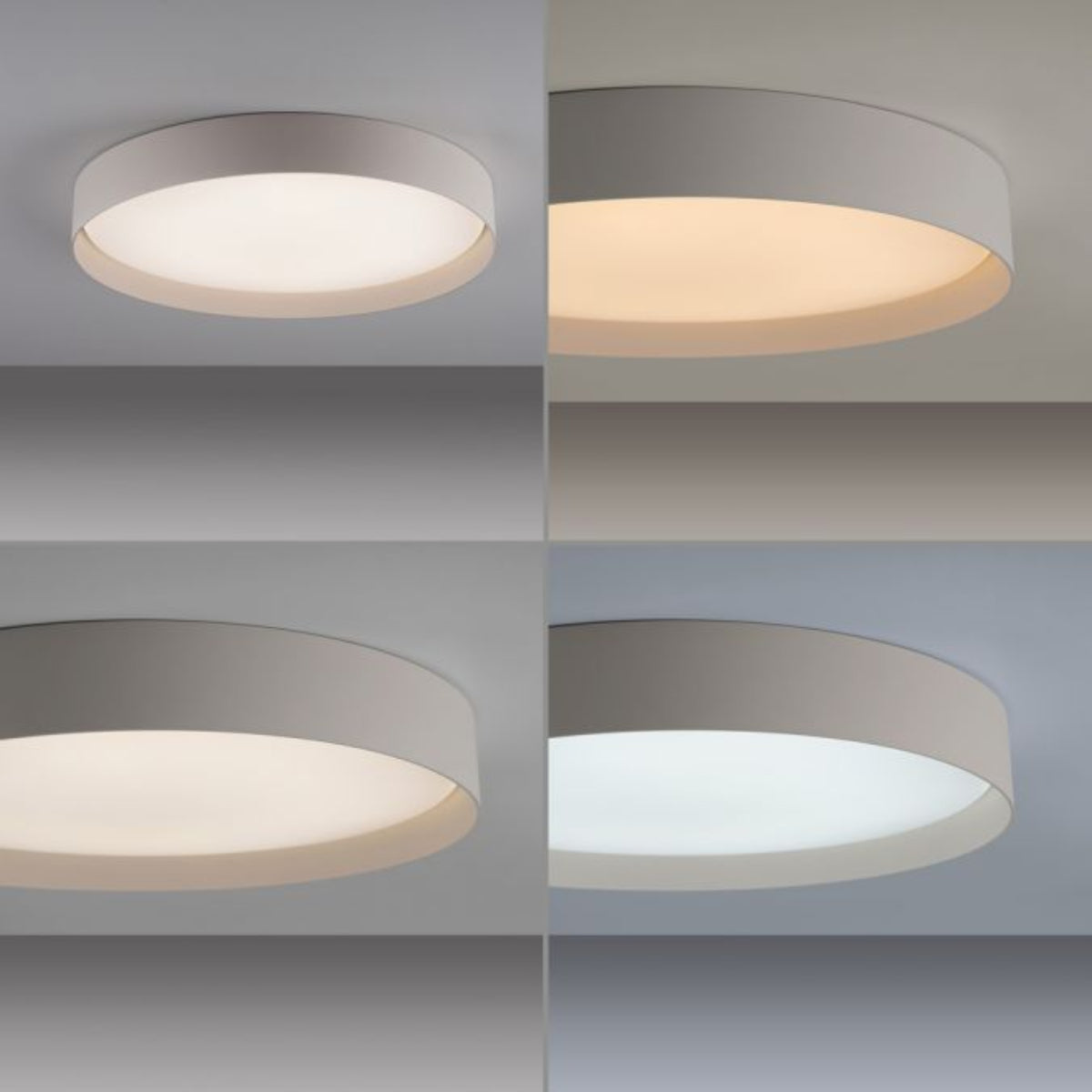 Schöner Wohnen - collection LED ceiling light TAVOLI, SAND , Ø 49cm, dimmable, remote control-14595-39