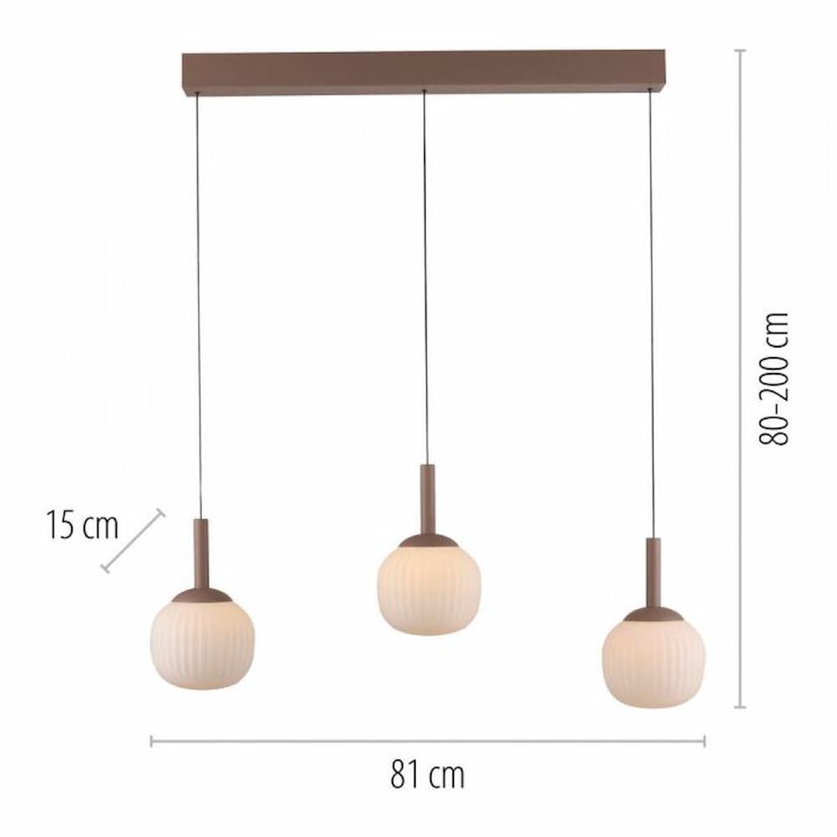 LED pendant light NAMI, sand-coloured, elongated, dimmable, Comfort-Lift, Memory function-15177-39