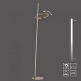 LED floor lamp RITUS, sand, dimmable, separately switchable, touch dimmer,-15397-39 thumbnail 6