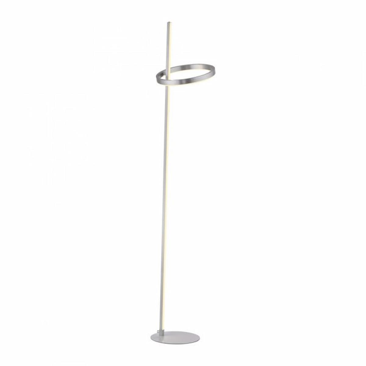 LED floor lamp RITUS, SILVER, dimmable, separately switchable, touch dimmer,-15397-55