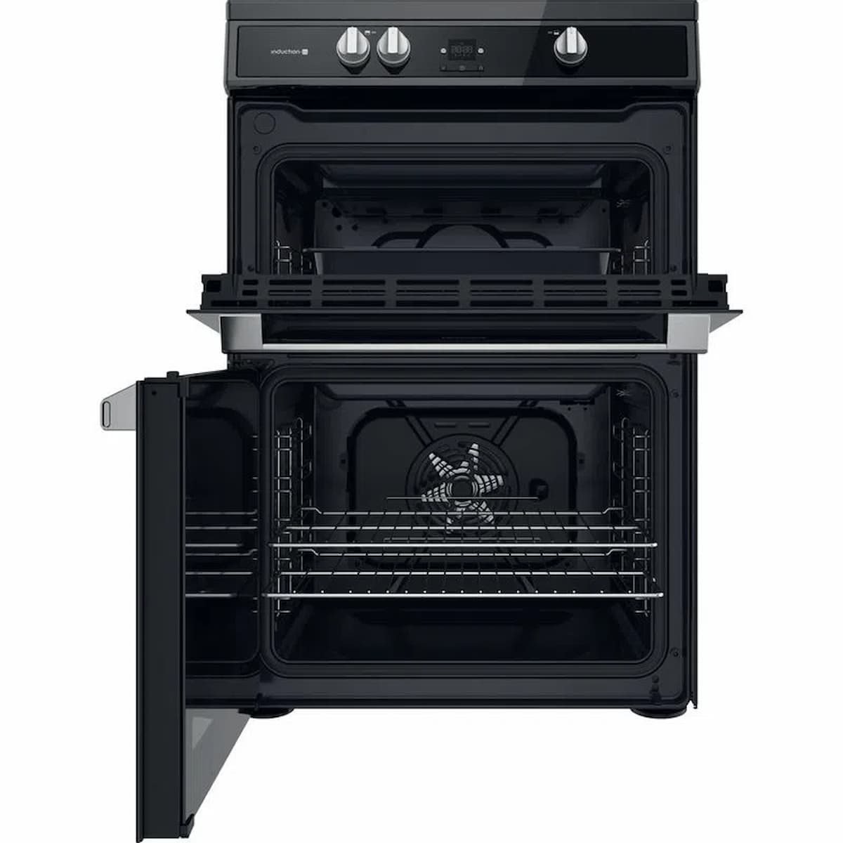 Hotpoint HDT67I9HM2C/UK Double cooker - Black