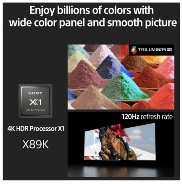 Sony Bravia 43" Smart 4K Ultra HD HDR LED TV | KD43X89K