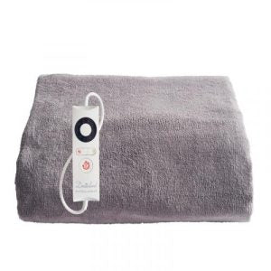 Dreamland Large Heated Fleece Throw Grey | 16707