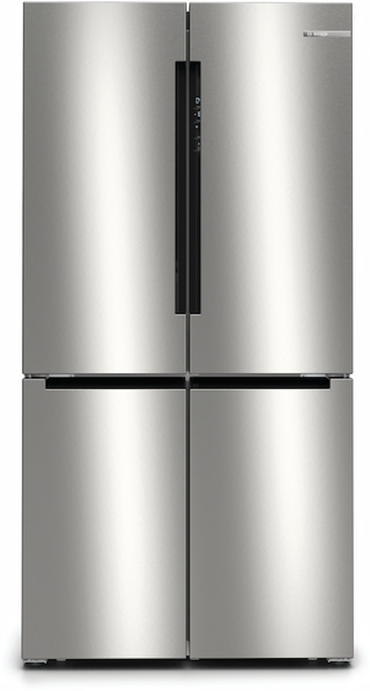 Bosch Series 4, French Door Bottom freezer, multi door, 183 x 90.5 cm, Stainless steel (with anti-fingerprint)-KFN96VPEAG