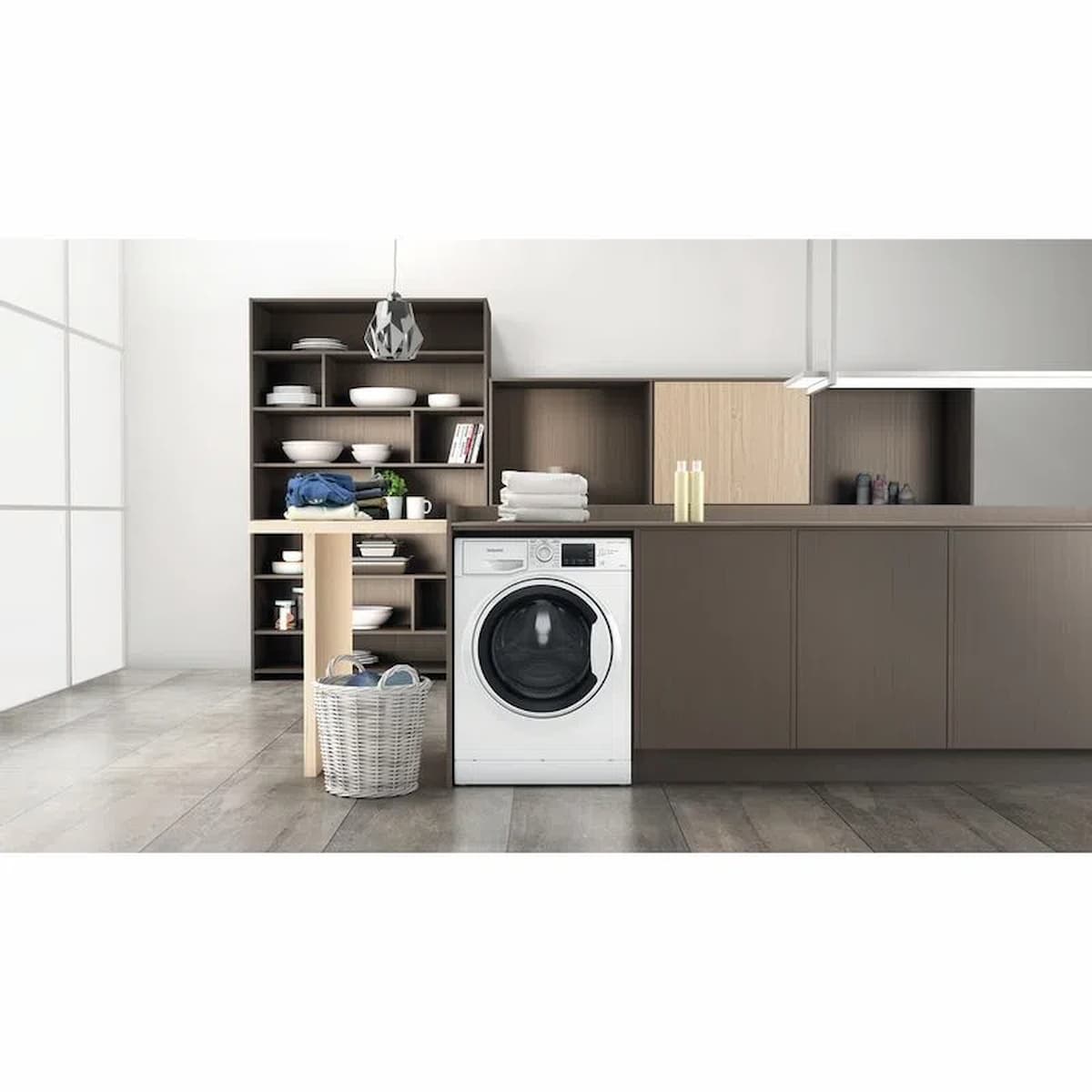Hotpoint 8+6kg Washer Dryer Freestanding White | NDB8635WUK